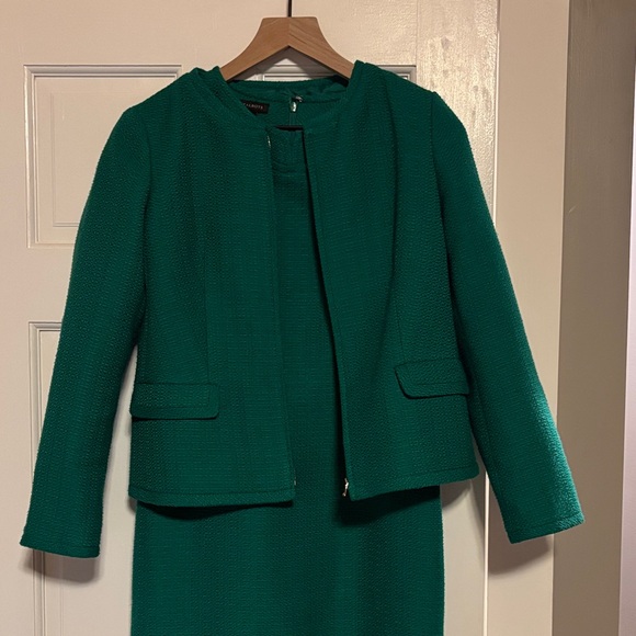 Talbots Kelly green, tweed Women's Blazer size 2 petite - Picture 1 of 4